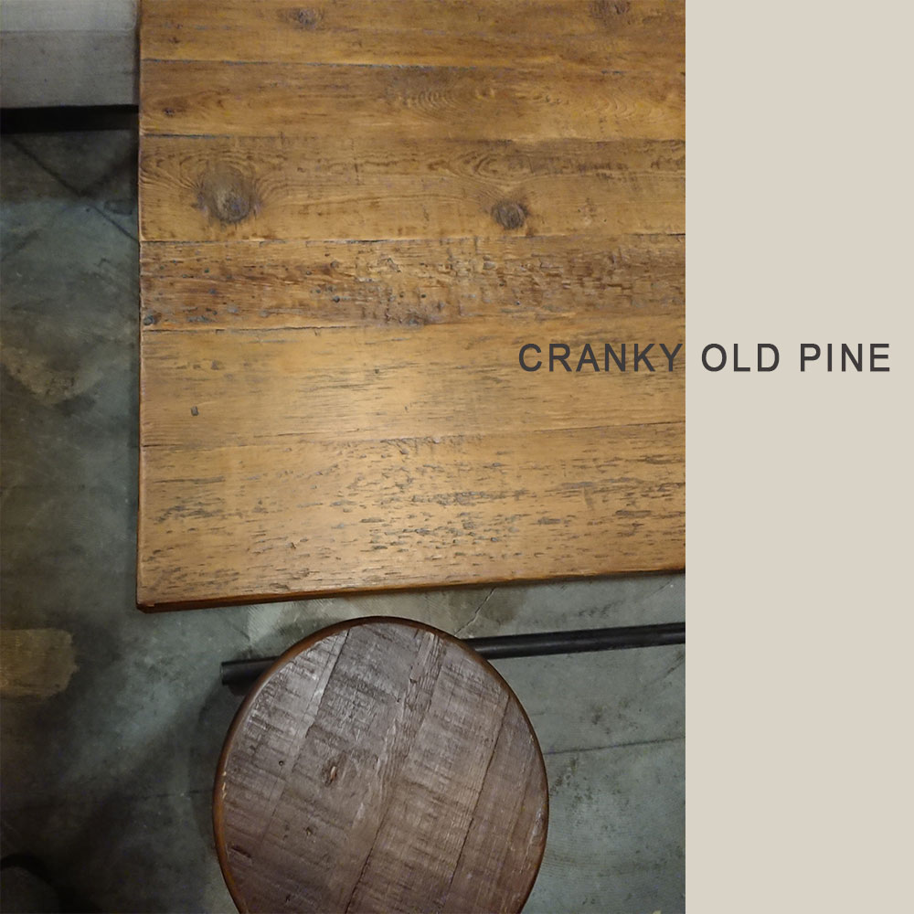 上が天板ﾊﾟｲﾝ古材ﾗｯｶｰ塗装